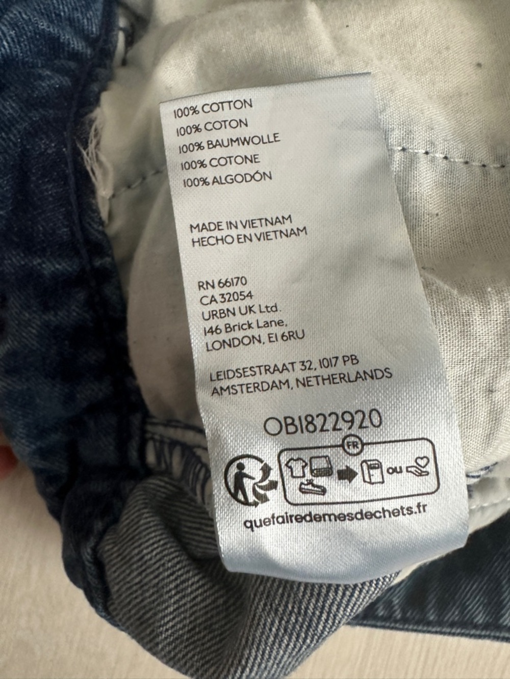 Urban Outfitters BDG Grandpa Baggy Trouser Jeans Pleated Pants Loose Fit Size27 - Picture 12 of 14